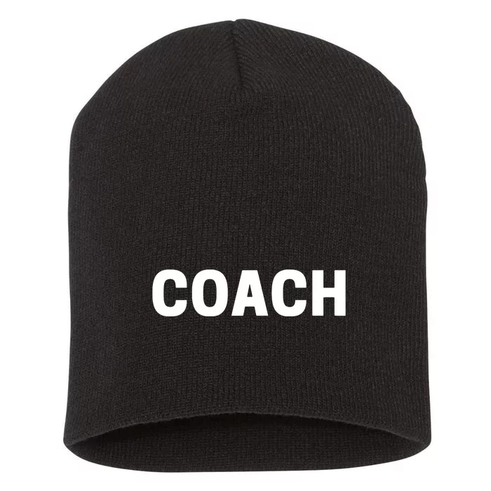 Coach Short Acrylic Beanie