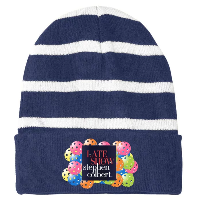 Colbert Striped Beanie with Solid Band