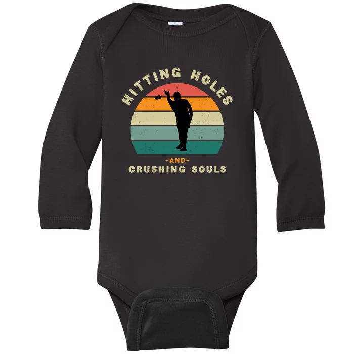 Cornhole Baby Long Sleeve Bodysuit