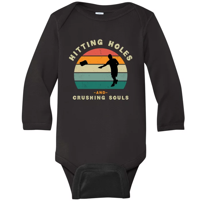 Cornhole Baby Long Sleeve Bodysuit