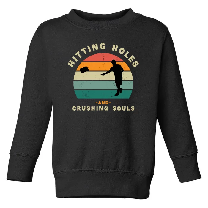 Cornhole Toddler Sweatshirt