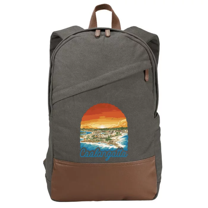 Coolangatta Cotton Canvas Backpack