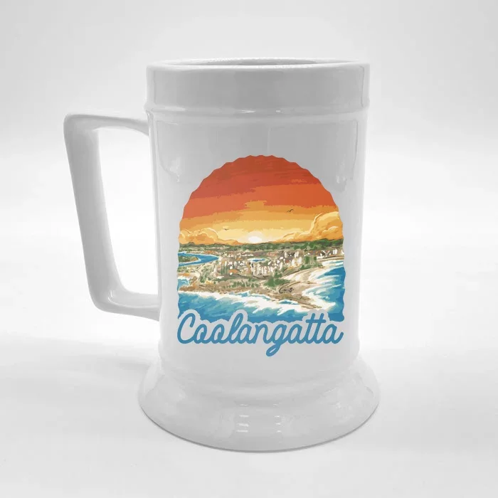 Coolangatta Front & Back Beer Stein