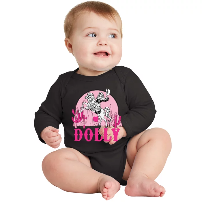 Cowgirl Baby Long Sleeve Bodysuit