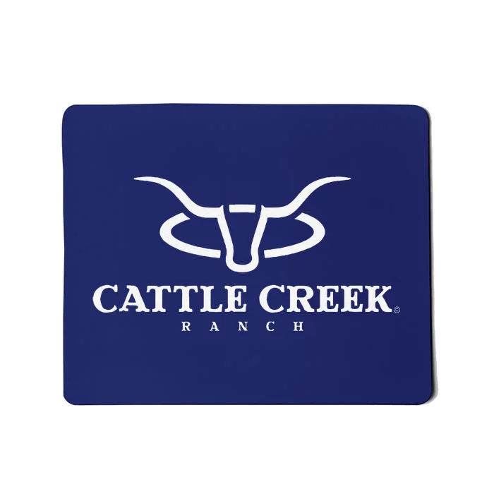 Cattle Creek Original White Logo Mousepad