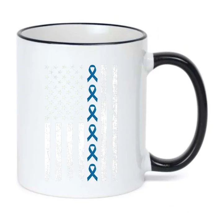 Colon Cancer Ribbon Black Color Changing Mug