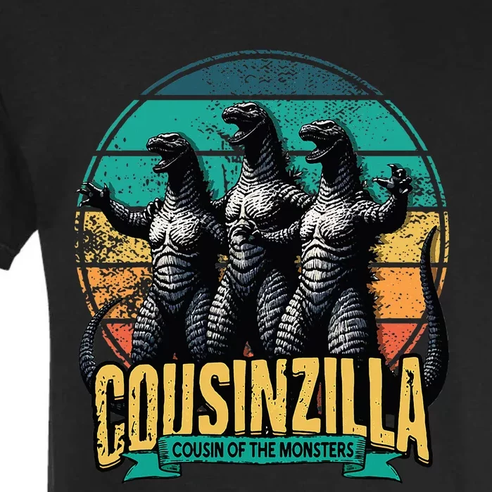 Cousinzilla Cousin Of The Monsters Funny Gifts For Family Garment-Dyed Heavyweight T-Shirt