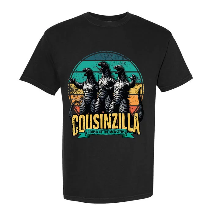 Cousinzilla Cousin Of The Monsters Funny Gifts For Family Garment-Dyed Heavyweight T-Shirt