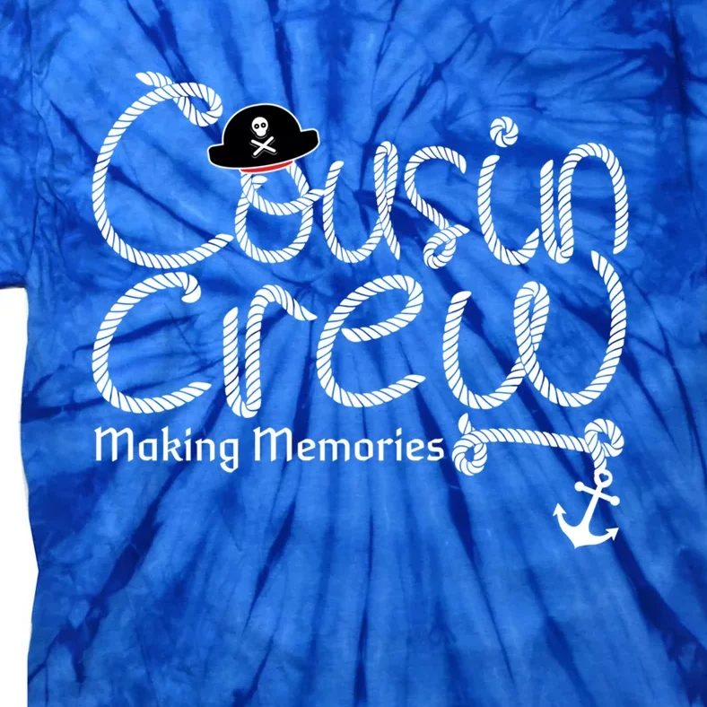 Cousin Crew Of Vacation Beach Cruise Gift Tie-Dye T-Shirt