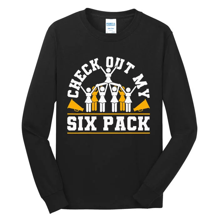 Cheerleading Check Out My Six Pack Tall Long Sleeve T-Shirt