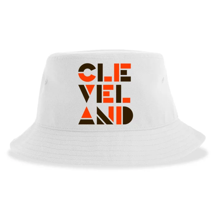 Cool Cleveland Ohio Baseball Sustainable Bucket Hat