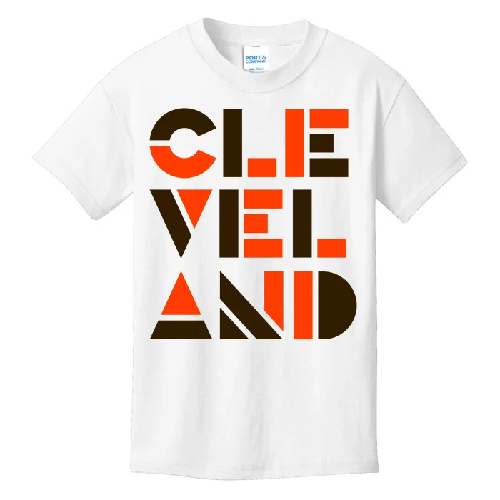 Cool Cleveland Ohio Baseball Kids T-Shirt