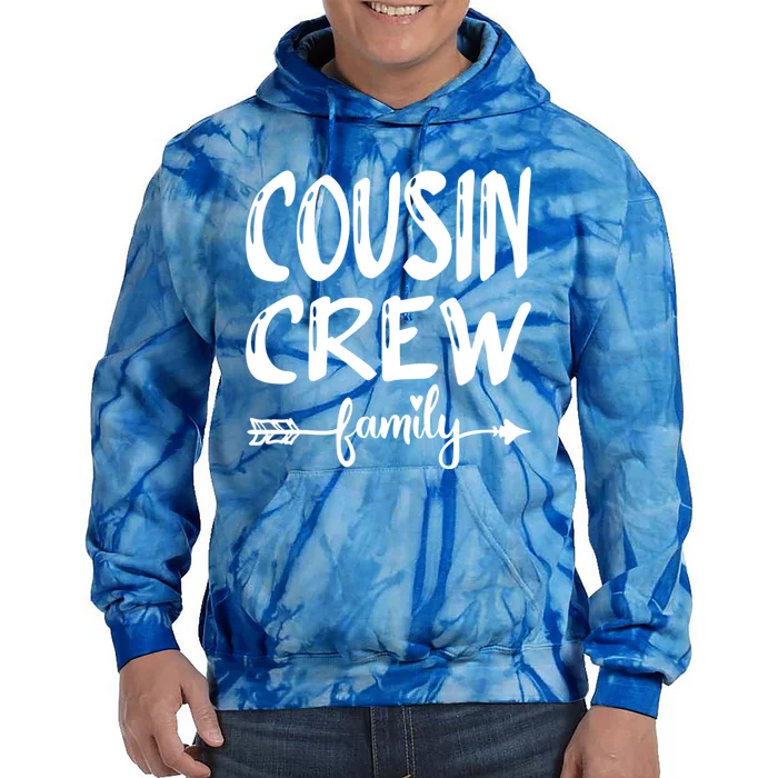 Cousin Crew Of Family Cousin Crew Gift Tie Dye Hoodie