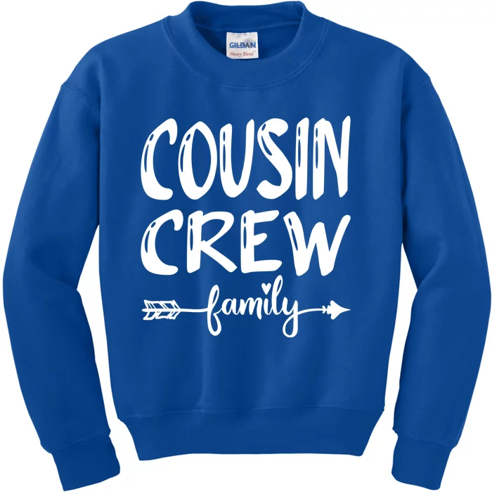 Cousin Crew Of Family Cousin Crew Gift Kids Sweatshirt