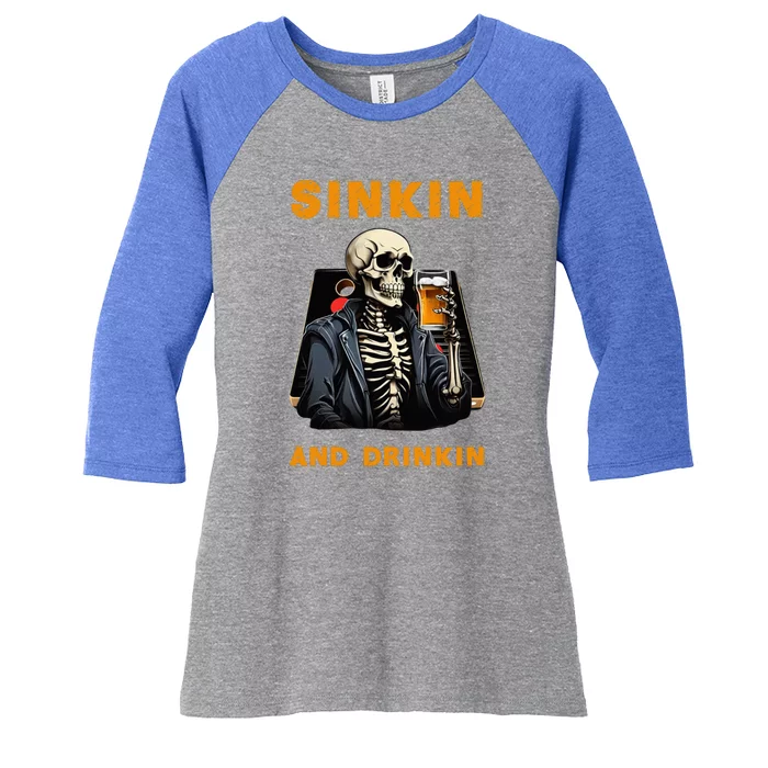 Cornhole Women's Tri-Blend 3/4-Sleeve Raglan Shirt