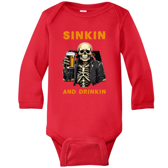 Cornhole Baby Long Sleeve Bodysuit