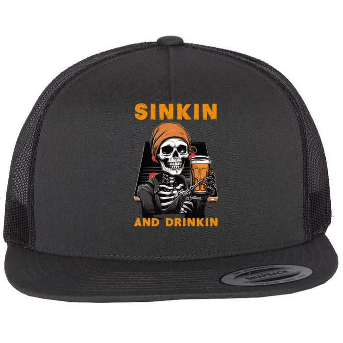 Cornhole Flat Bill Trucker Hat