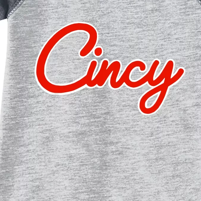 Cincy Cincinnati Ohio Classic Retro Style Vintage Tee Infant Baby Jersey Bodysuit