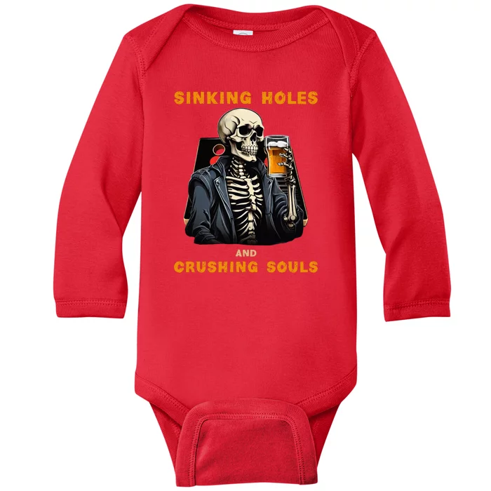 Cornhole Baby Long Sleeve Bodysuit