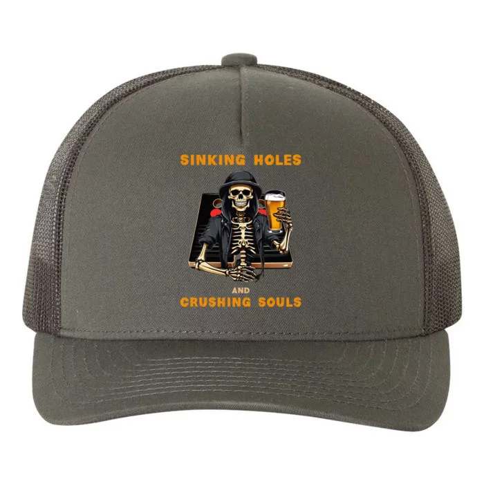 Cornhole Yupoong Adult 5-Panel Trucker Hat