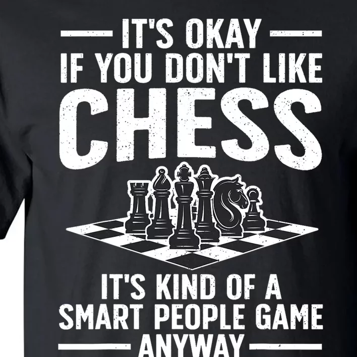 Cool Chess Players Art For Men Kids Chess Lover Novelty Tall T-Shirt