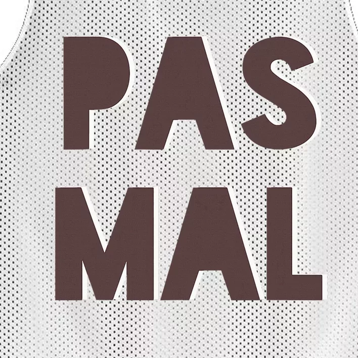 Chic Cute Pas Mal Not Bad Saying French Travel Language Mesh Reversible Basketball Jersey Tank