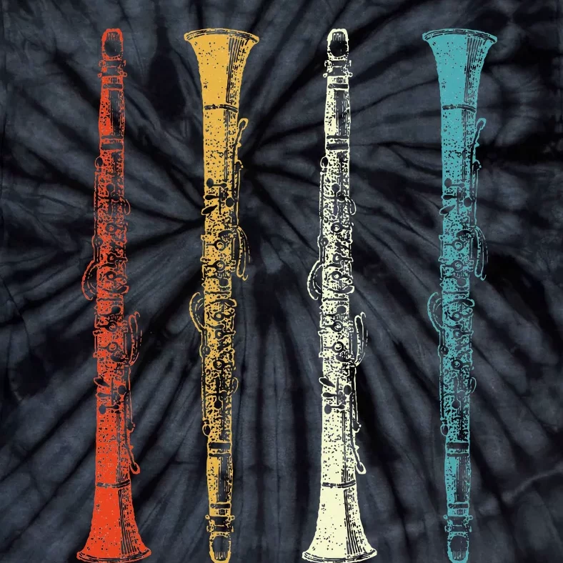 Clarinets Clarinet Player Clarinetist Woodwind Tie-Dye T-Shirt