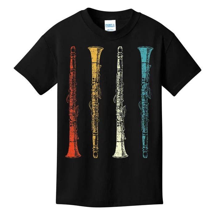 Clarinets Clarinet Player Clarinetist Woodwind Kids T-Shirt