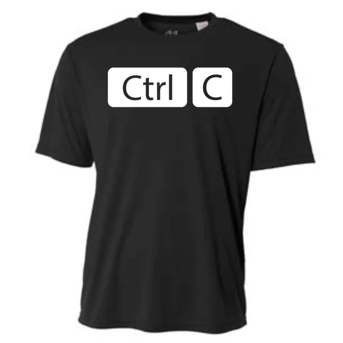 Control Copy Paste Ctrl+c Gift Cooling Performance Crew T-Shirt