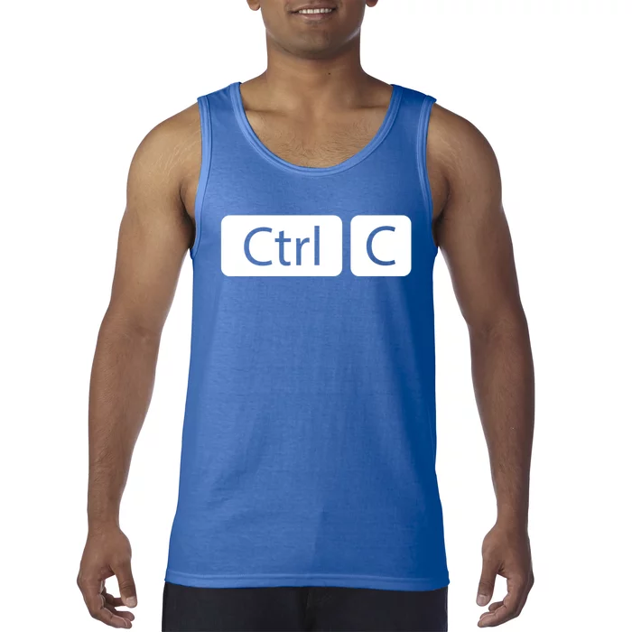 Control Copy Paste Ctrl+c Gift Tank Top