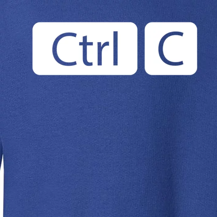 Control Copy Paste Ctrl+c Gift Toddler Sweatshirt