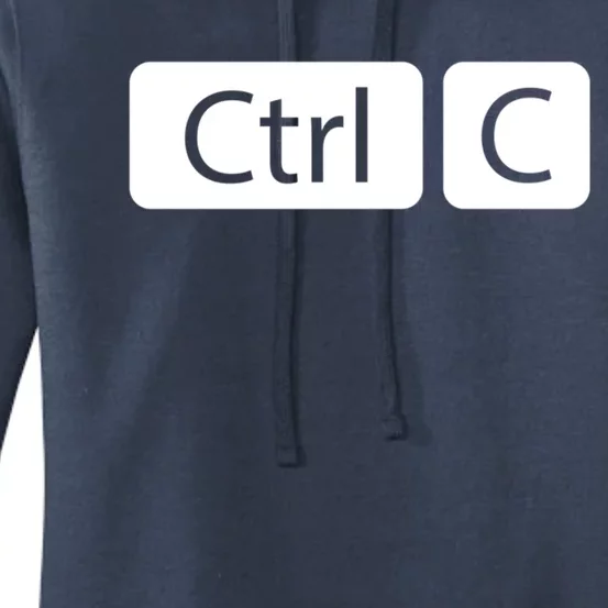 Control Copy Paste Ctrl+c Gift Women's Pullover Hoodie