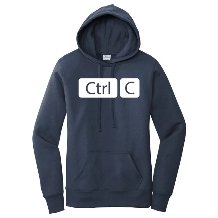 Control Copy Paste Ctrl+c Gift Women's Pullover Hoodie