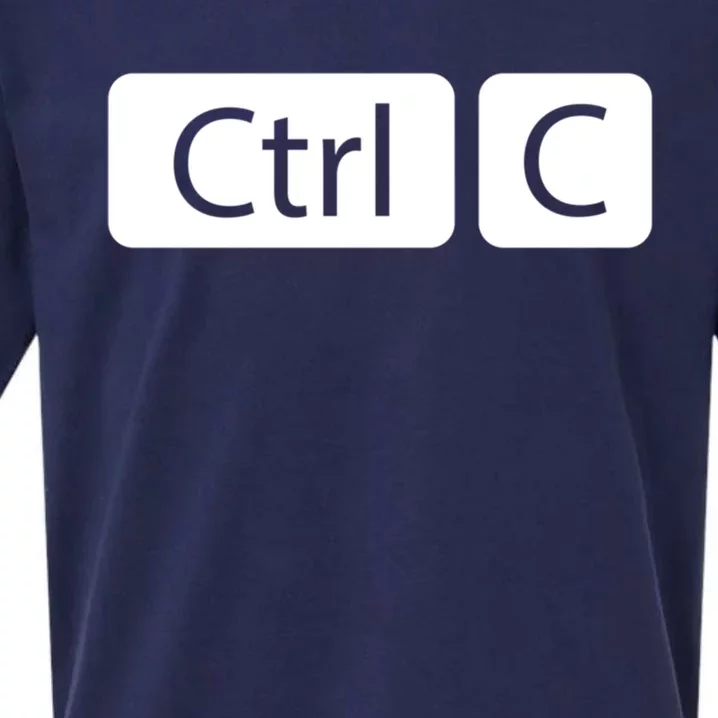 Control Copy Paste Ctrl+c Gift Sueded Cloud Jersey T-Shirt