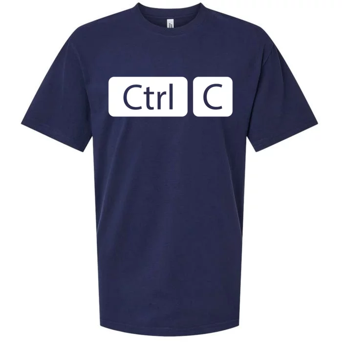 Control Copy Paste Ctrl+c Gift Sueded Cloud Jersey T-Shirt