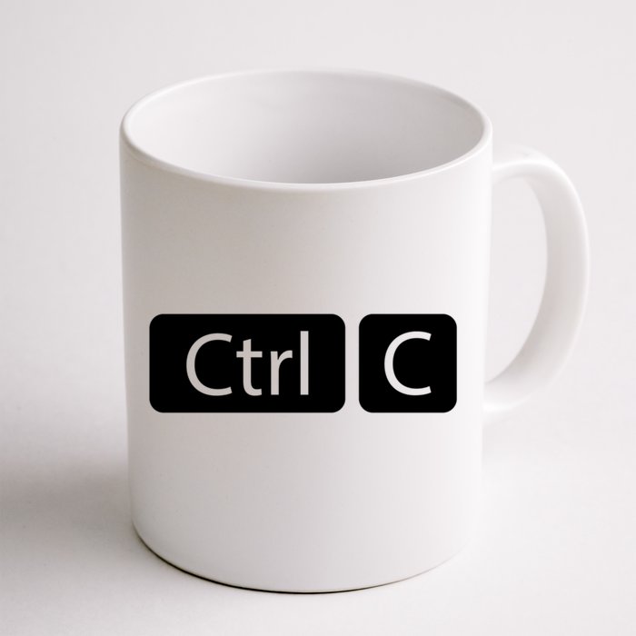 Control Copy Paste Ctrl+c Gift Front & Back Coffee Mug