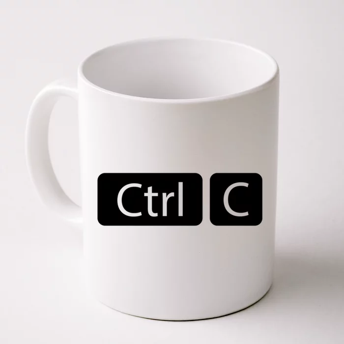 Control Copy Paste Ctrl+c Gift Front & Back Coffee Mug