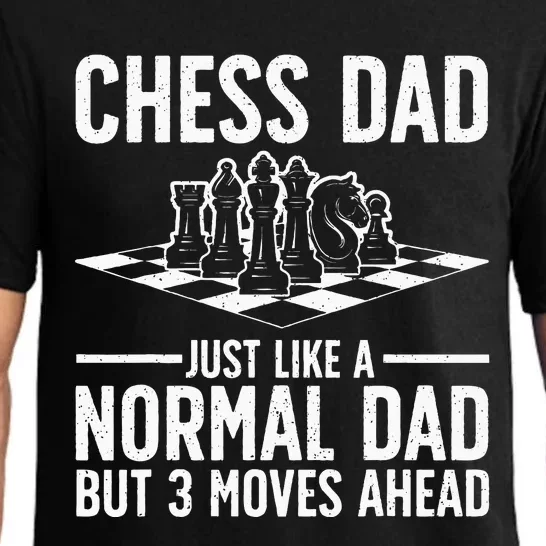 Cool Chess Player Art For Men Dad Knight Chess Lovers Pieces Pajama Set