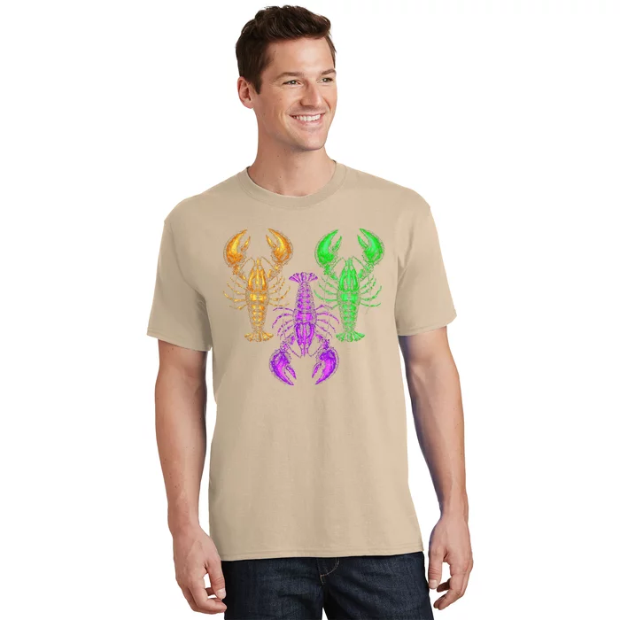 Carnival Costume Party Parade Crawfish Lover Gift Mardi Gras T-Shirt