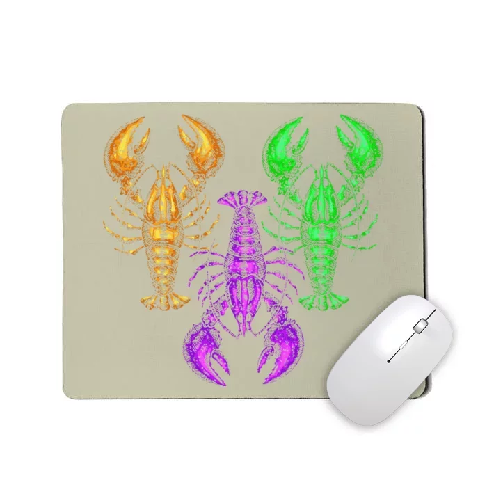 Carnival Costume Party Parade Crawfish Lover Gift Mardi Gras Mousepad