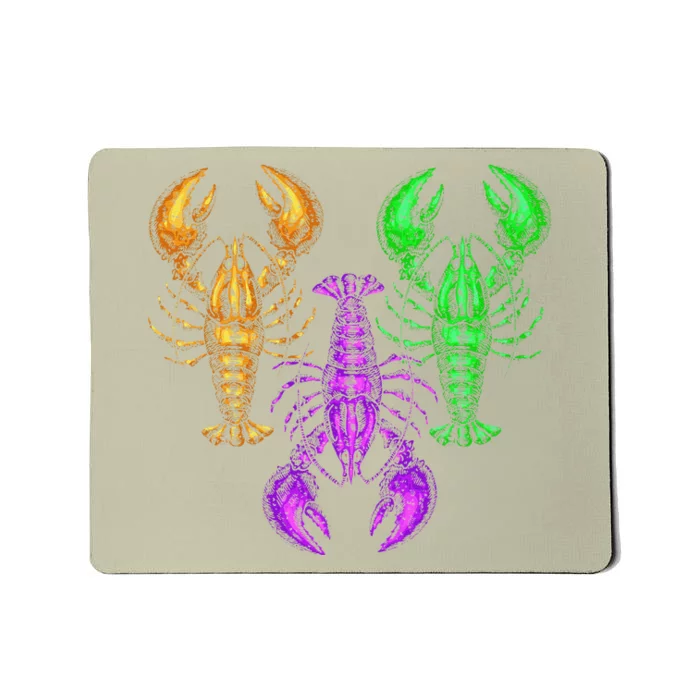 Carnival Costume Party Parade Crawfish Lover Gift Mardi Gras Mousepad