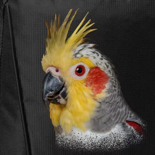 Captivating Cockatiel Portrait City Backpack