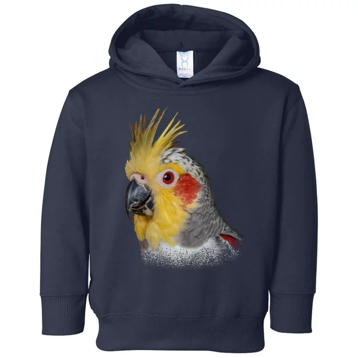 Captivating Cockatiel Portrait Toddler Hoodie