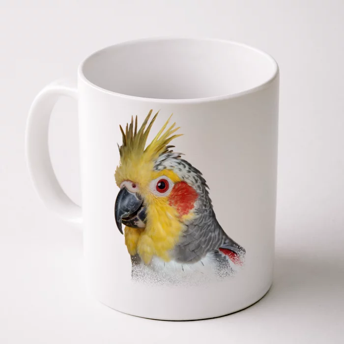 Captivating Cockatiel Portrait Front & Back Coffee Mug