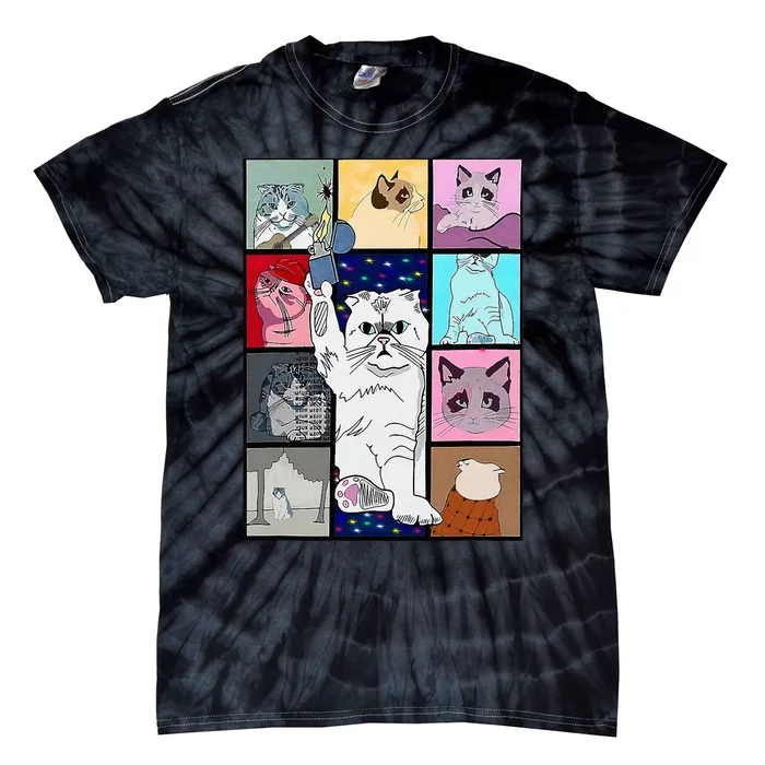 Cute Cat Purring In My Lap Cause It Loves Me Cat Lover Tie-Dye T-Shirt