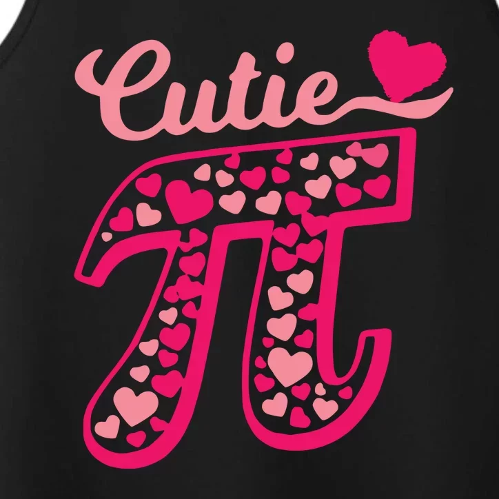 Cool Cutie Pi Love Pi Performance Tank