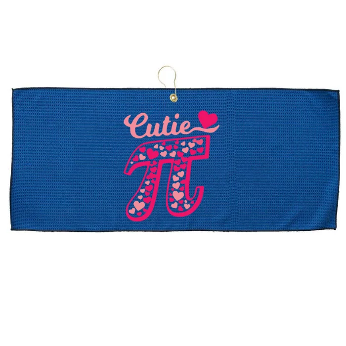 Cool Cutie Pi Love Pi Large Microfiber Waffle Golf Towel