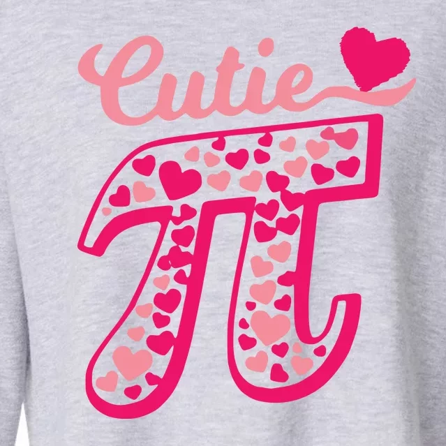 Cool Cutie Pi Love Pi Cropped Pullover Crew