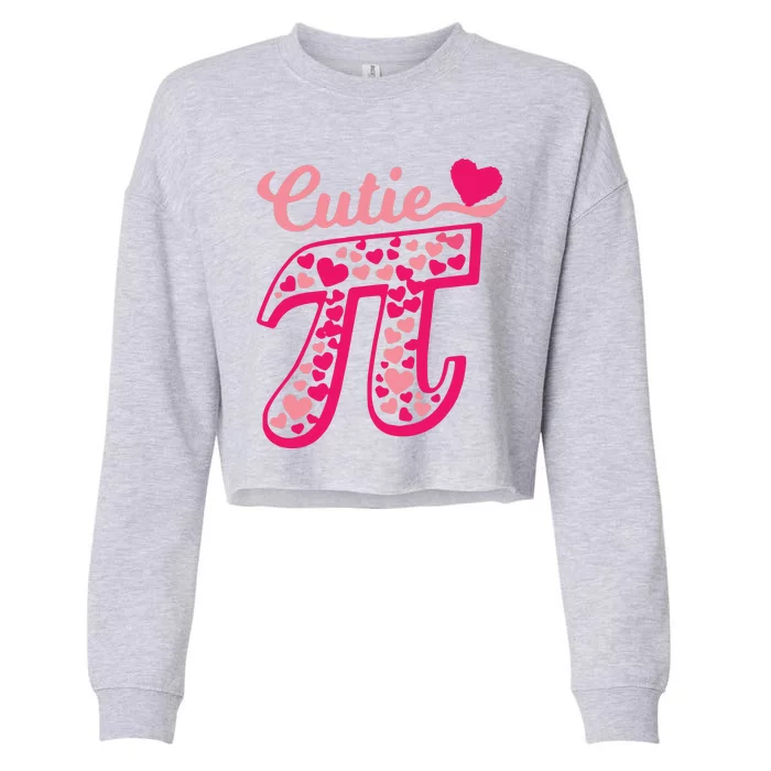 Cool Cutie Pi Love Pi Cropped Pullover Crew