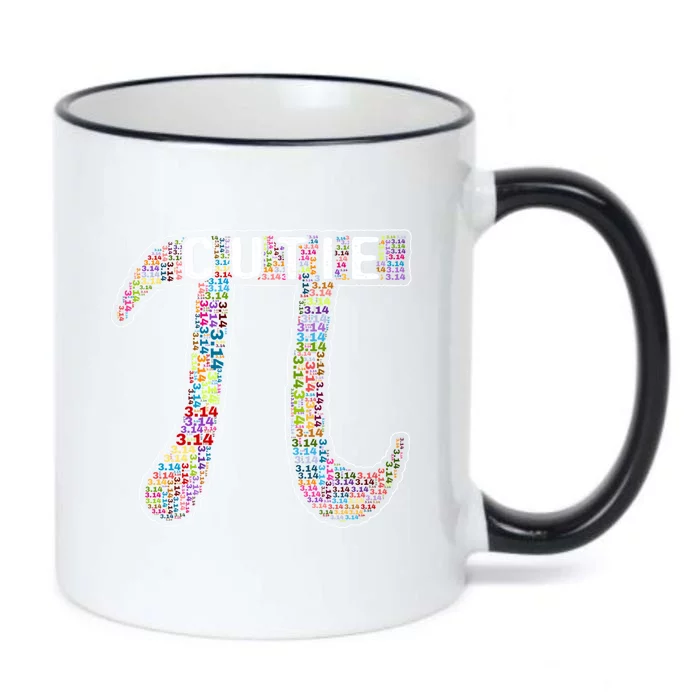 Cute Cutie Pi Gift I Fun Math Pie Pun Pi Day Gift Black Color Changing Mug